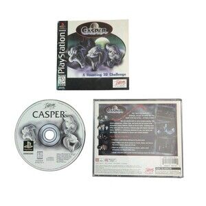 Casper A Haunting 3D Challenge - PlayStation 1, PS1 - Complete CIB  Black RCard